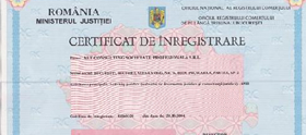 Infiintari, Modificari firme